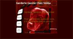 Desktop Screenshot of garderiecaninesimba.com